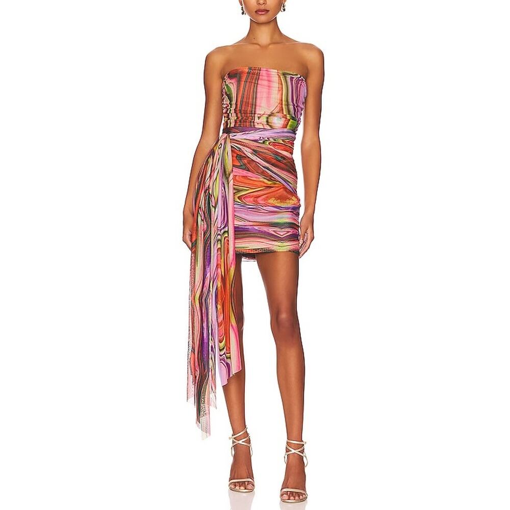 Elliatt Multicolor Strapless Dress